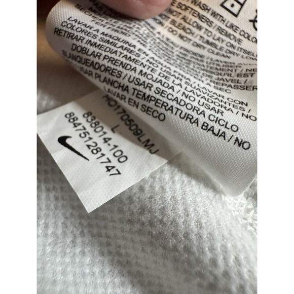 Nike Pro Compression Long Sleeve Shirt Men's Size L Gray‎ / White Camo Dri -Fit - Picture 13 of 15